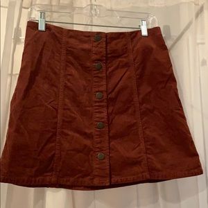 Rust Orange Skirt